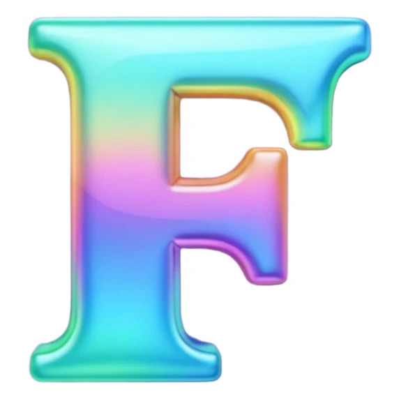 Create letter F CHANGING Color sticker