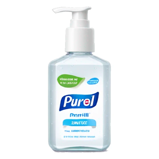 Purell Hand Sanitizer sticker
