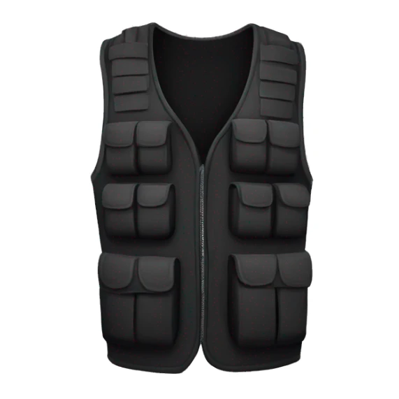 blackCS GO vest sticker