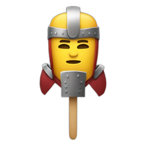 an popcicle who is a warrior sticker