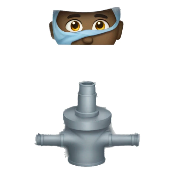 Pipeline blue gas sticker