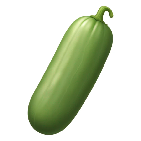 tan cucumber  sticker