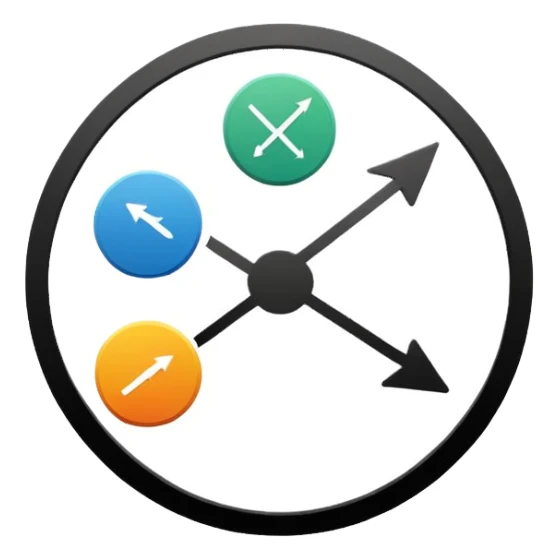 Minimalistic flat vector icon, iOS style, thin black contour on white background. Simple kanban board with circular arrow above it. Clean, no text, no shadows sticker
