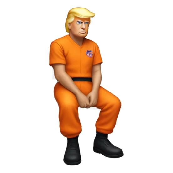 Trump in jail  sticker