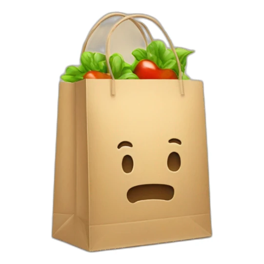 iphone with a shopping bag from it sticker