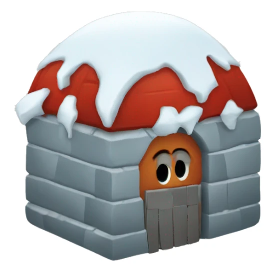 igloo danger sign sticker