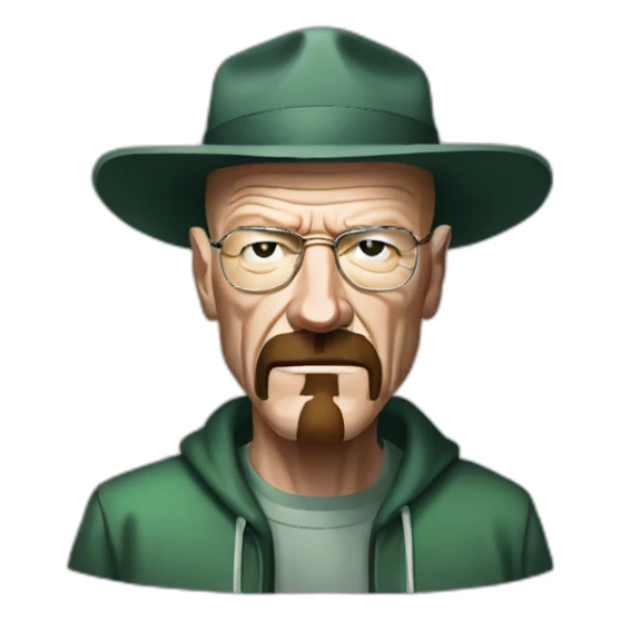Walter white breaking bad sticker