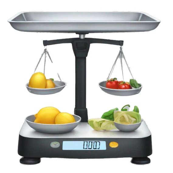 food scale sticker
