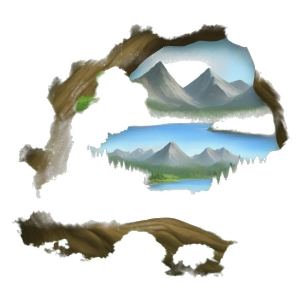 Bob Ross painting nature sticker