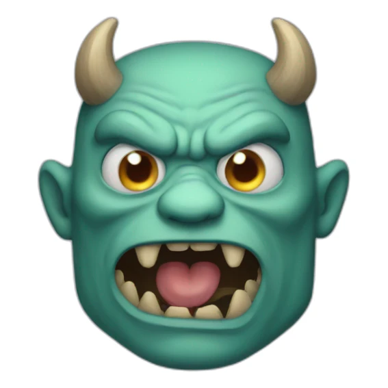 Monster man sticker