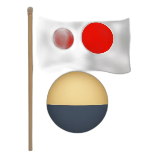 Japan flag sticker