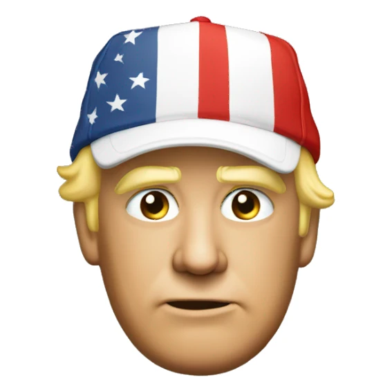 Trump wear hat sticker