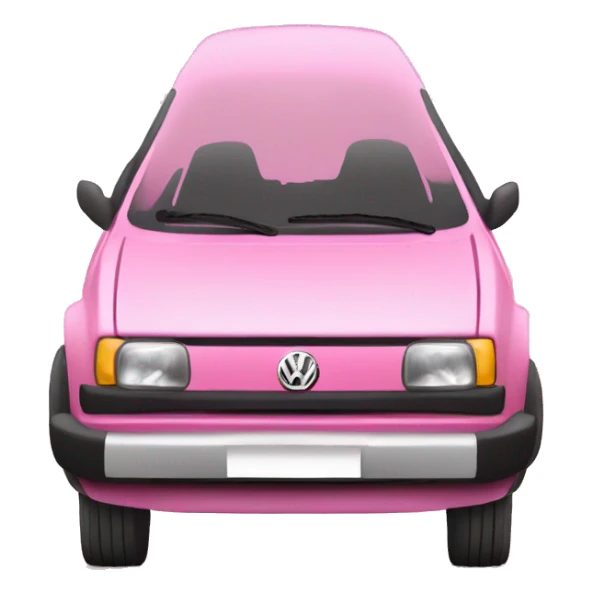 Pink Volkswagen Jetta  sticker
