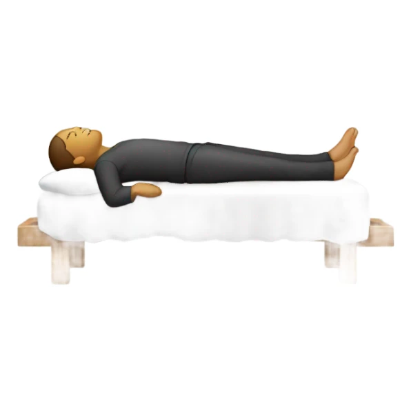 Person sleeping sticker