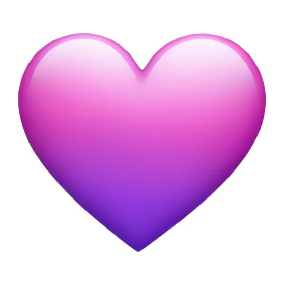 Pink and purple heart  sticker
