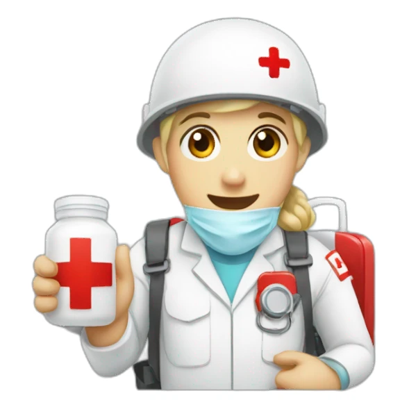 redcross firstaid sticker