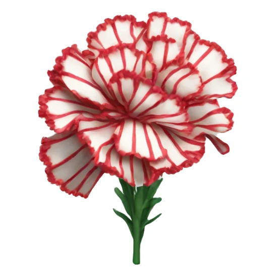 Striped carnations sticker