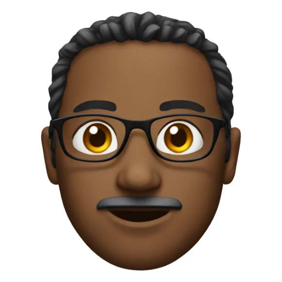 give him glasses sticker