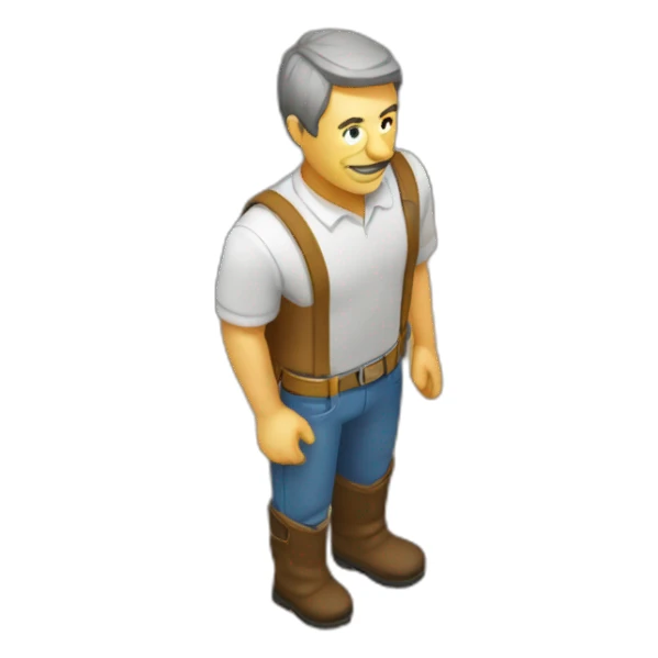 isometric woodworking teacher sticker