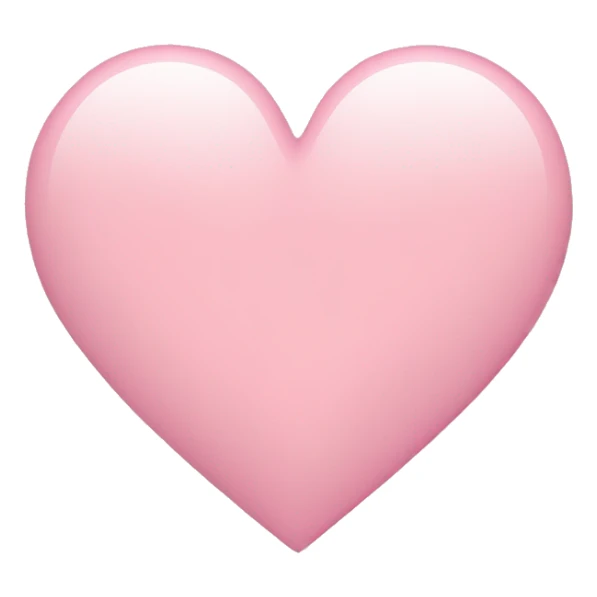 pastel pink heart emoji  sticker