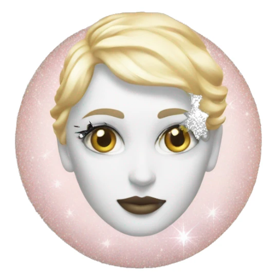 dior brand logo with some sparkles over it sticker