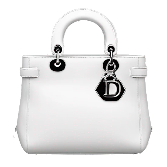 Lady dior bag white  sticker