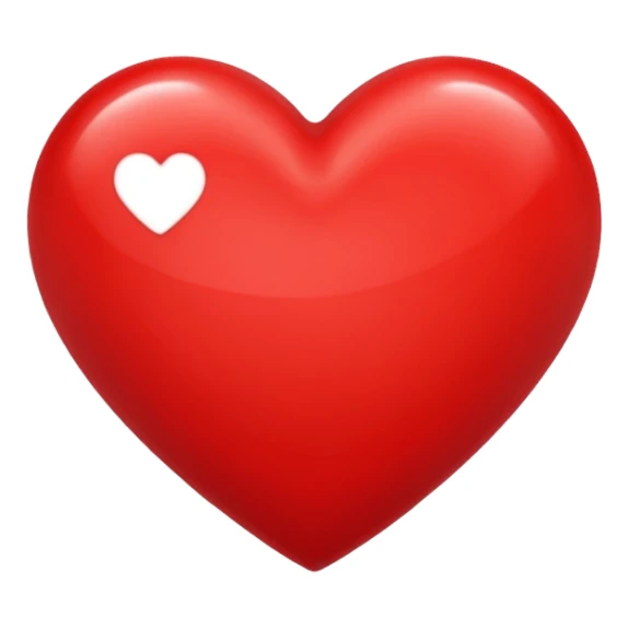red beating heart symbolizing love sticker
