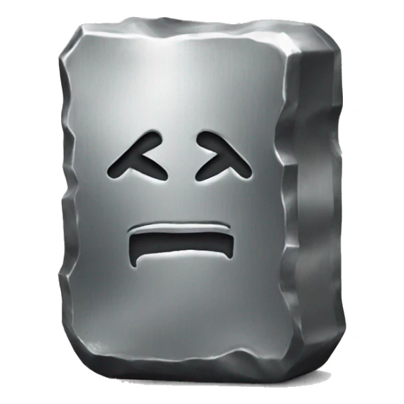 Metal ingot sticker