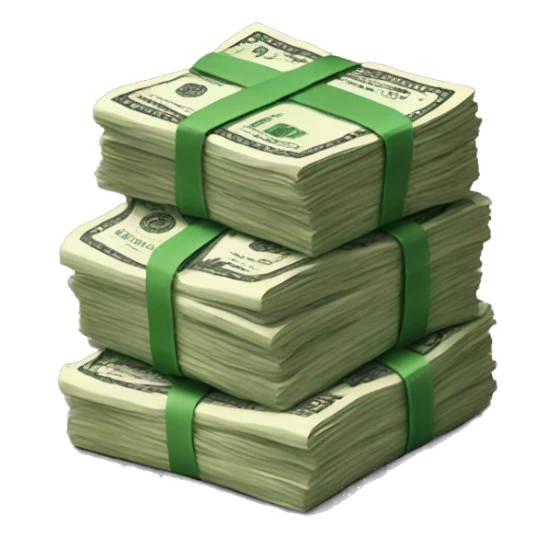 Stack of Cash sticker