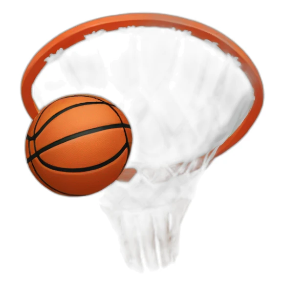 basketball hoop sticker