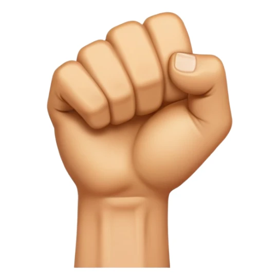 Fist moving very fast sticker