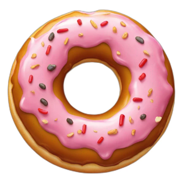 JUL qui mange un donut sticker