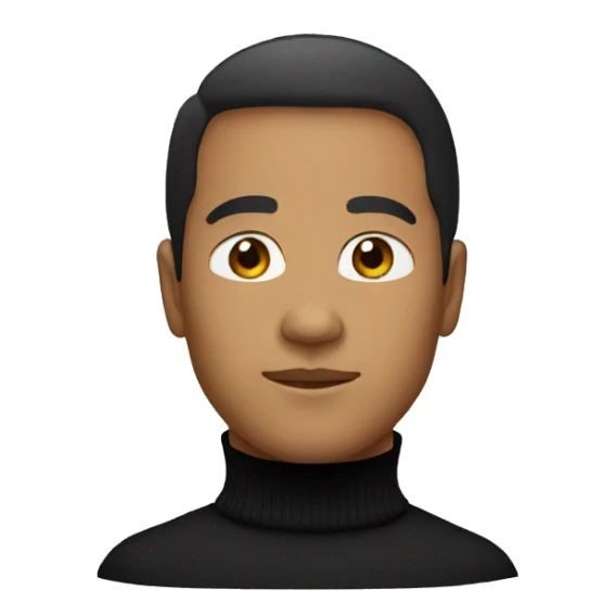 Black Turtleneck sticker