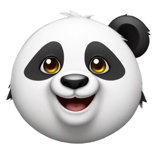 happy panda  sticker