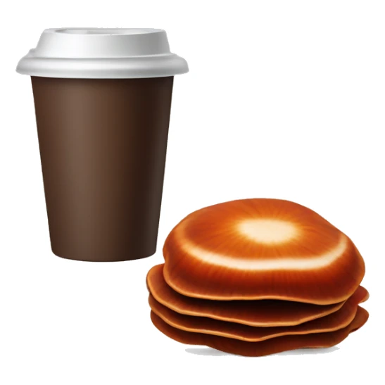 Reishi and coffee sticker