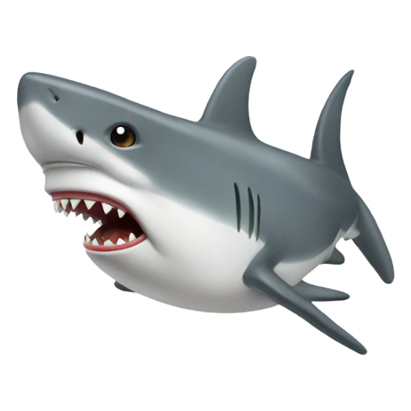 Shark smoking  sticker