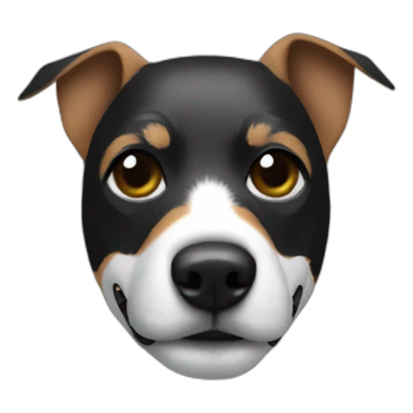 jack russell wear batman mask sticker