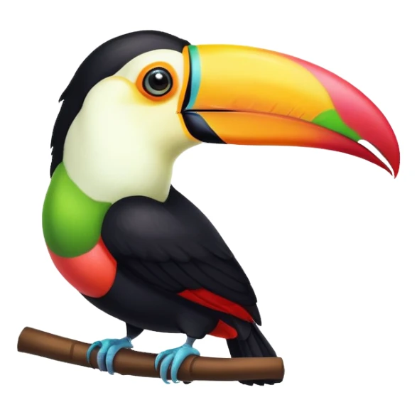 toucan and guava together sticker