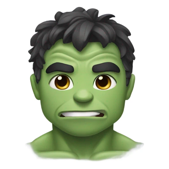 Hulk in love sticker