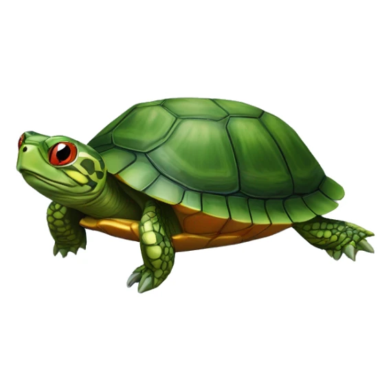 Red-eared slider turtle terrapin sticker