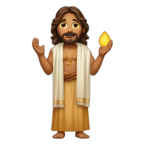 Indian Jesus sticker