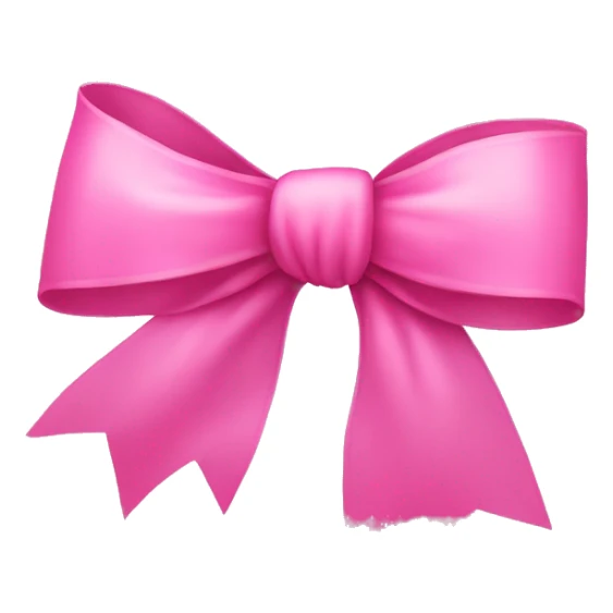 pink ribbon bow  sticker
