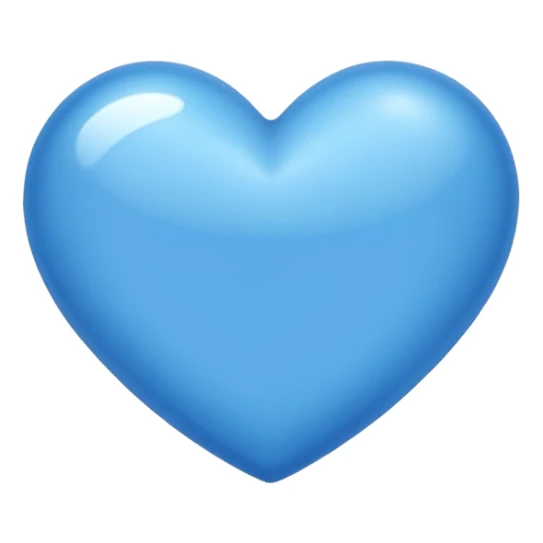 Quiero un corazón 💓 pero azul sticker