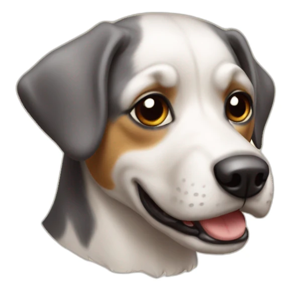 Chien sur tortu sticker