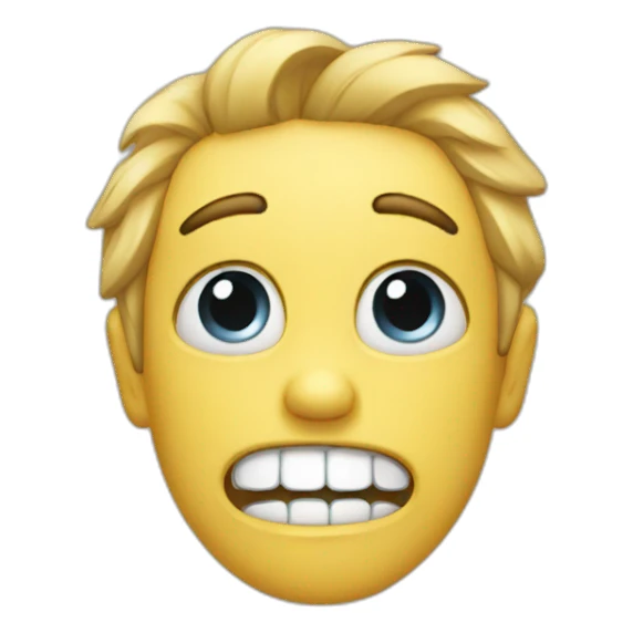 Crying happy sticker