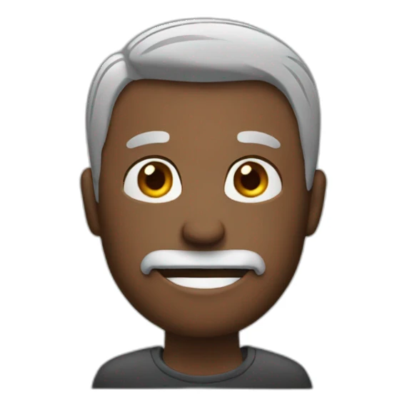 man holding a pen sticker