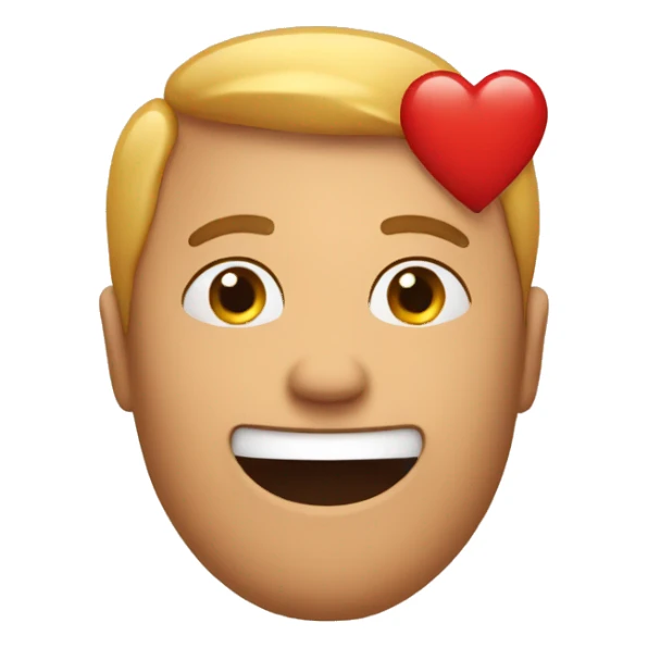 Heart with man  sticker