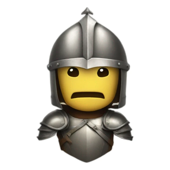 apple knight sticker