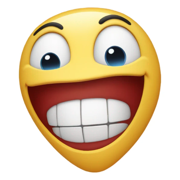 Heart laughing sticker