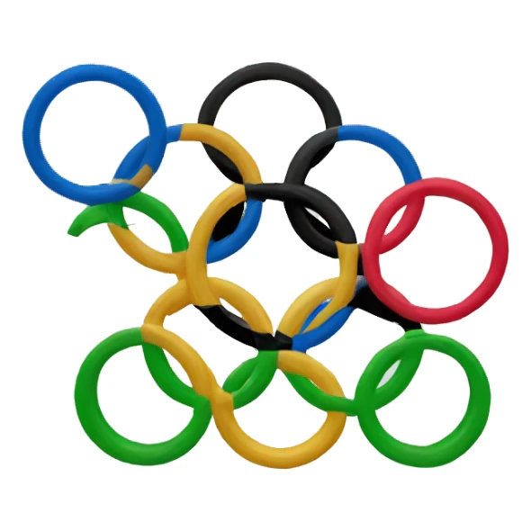 Olympic rings sticker